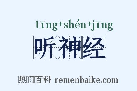 听神经是什么意思的图片